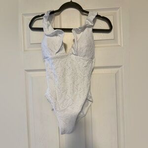 White Eyelet ladies/ Bikini Village/ white eyelet